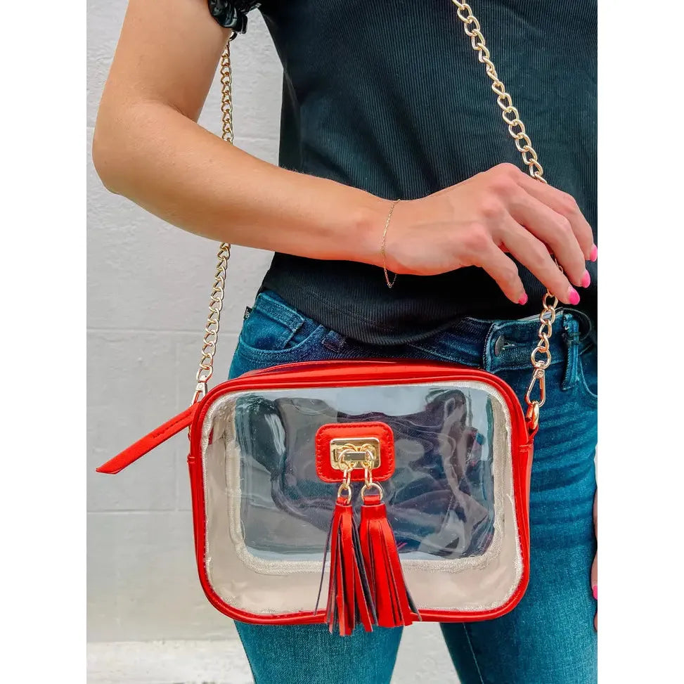 Clear purse online crossbody