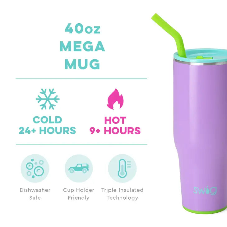 Violet Mega Mug, Swig