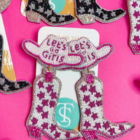 Let’s Go Girls Beaded Boots