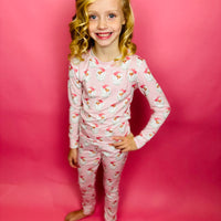 Pink Santa PJ Set (Kids)