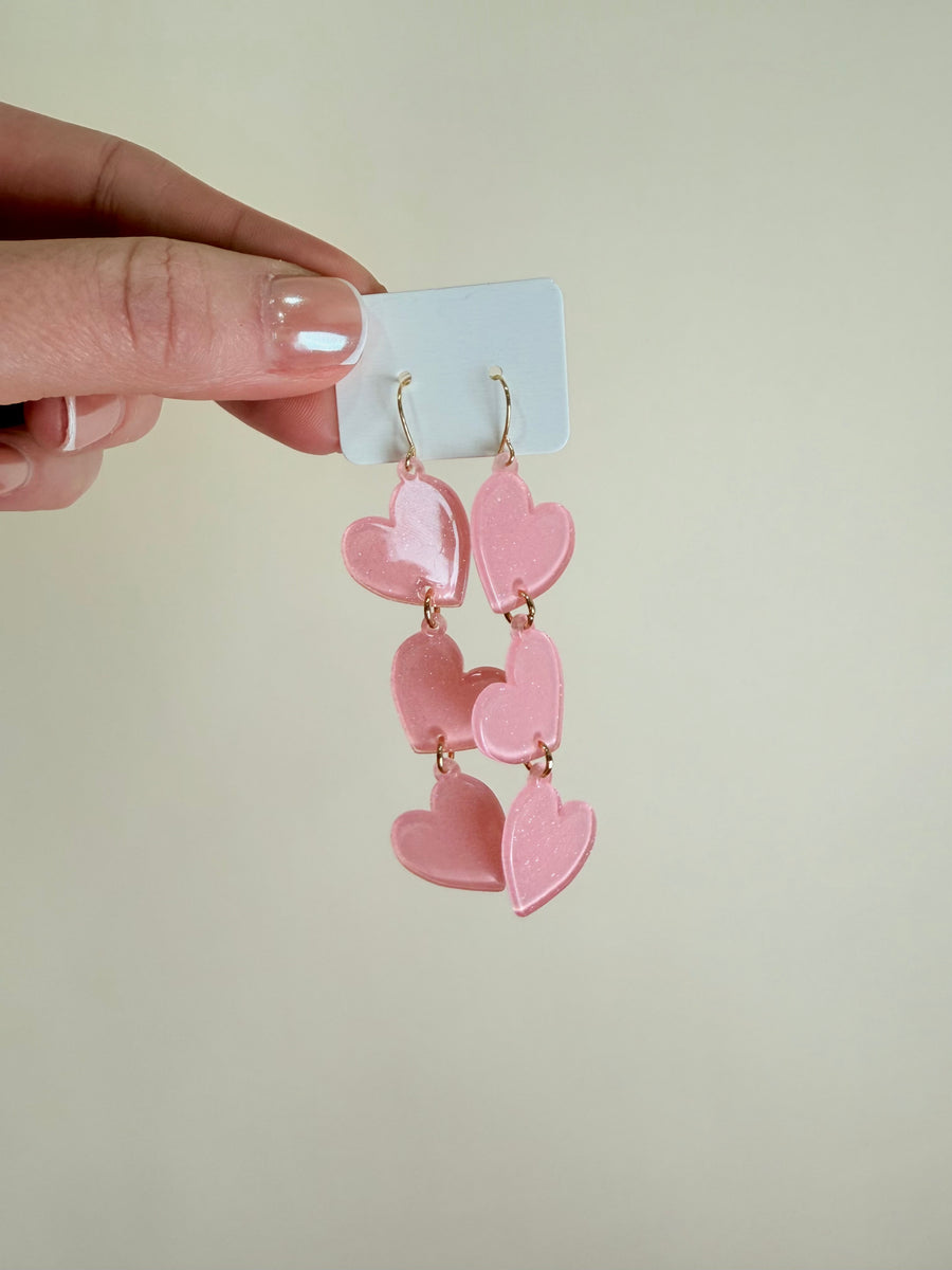 Heart Drop Earring