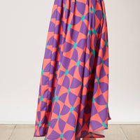 Geometric Print Skirt