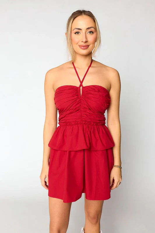 Remi Red Romper, Buddy Love