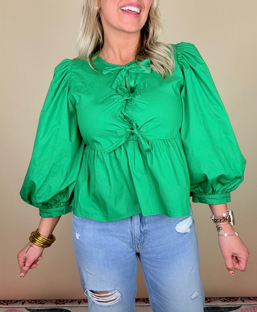 Stella Top Kelly Green