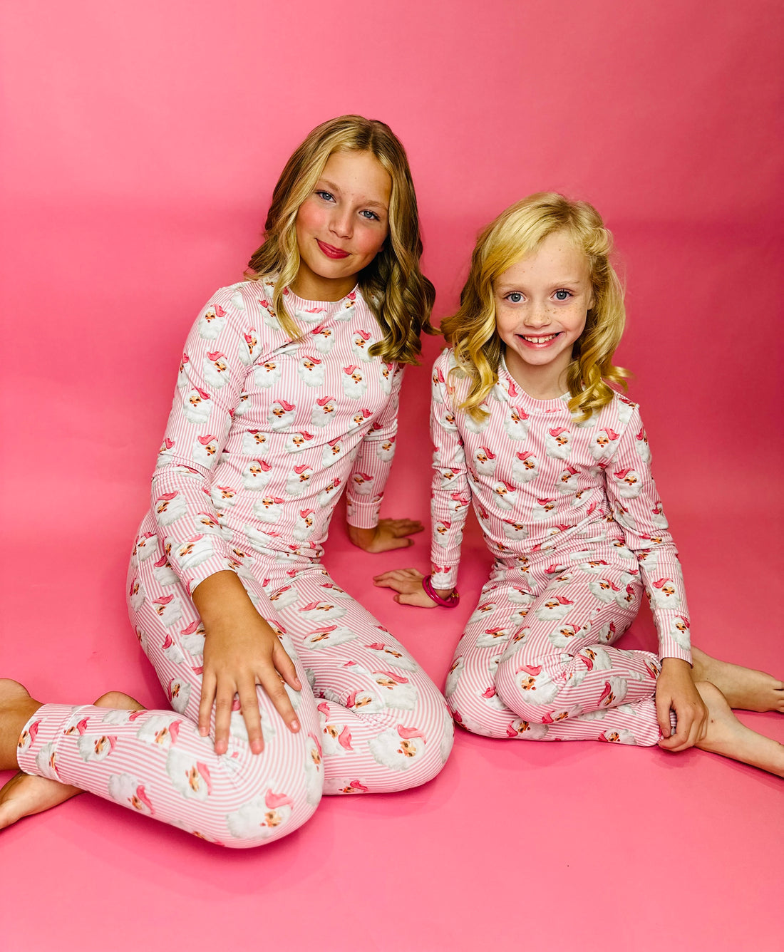 Pink Santa PJ Set (Kids)