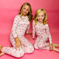 Pink Santa PJ Set (Kids)