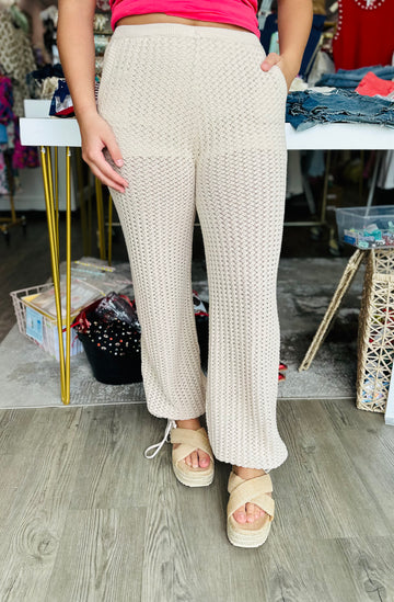 Crochet Cargo Pant