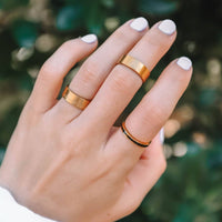 Highs and Lows Ring Matte Gold Ring