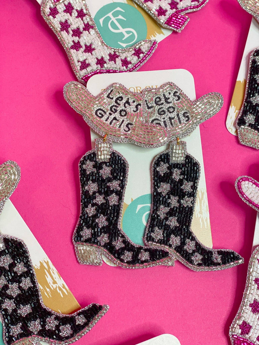 Let’s Go Girls Beaded Boots