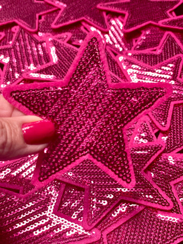 Star Pink Patch 3"