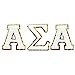 Alpha Sigma Alpha Iron-On Patch Set