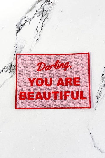 You Are Beautiful Embroidered Patch