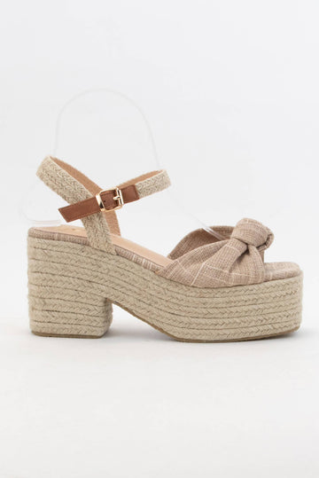 Linen Knotted Platform